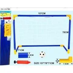 GENERICO - Mini Arco de Fútbol Infantil con Pelota y Bomba de Aire