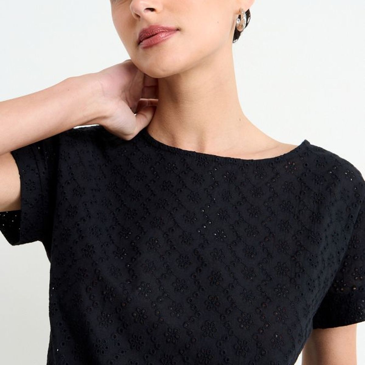 ASH - Polera Lisa Mujer Negro Ash