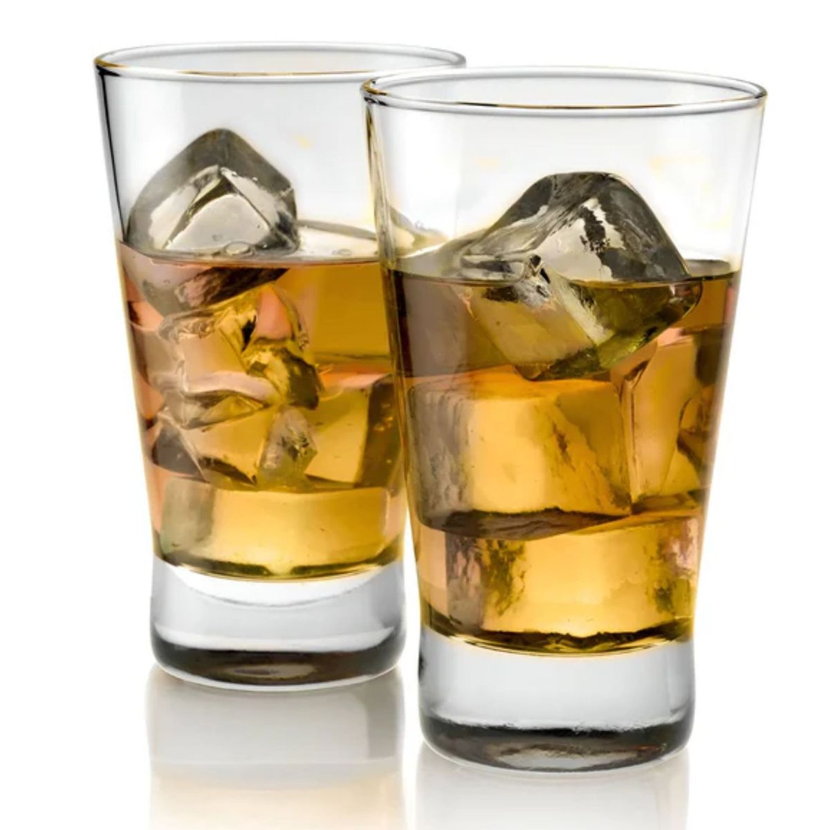 CRISTAR - Set 6 Vasos Altos De Vidrio 394mL Modelo London Jugo Agua