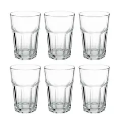 NADIR - Set 6 Vaso Vidrio Bristol 520mL Transparente