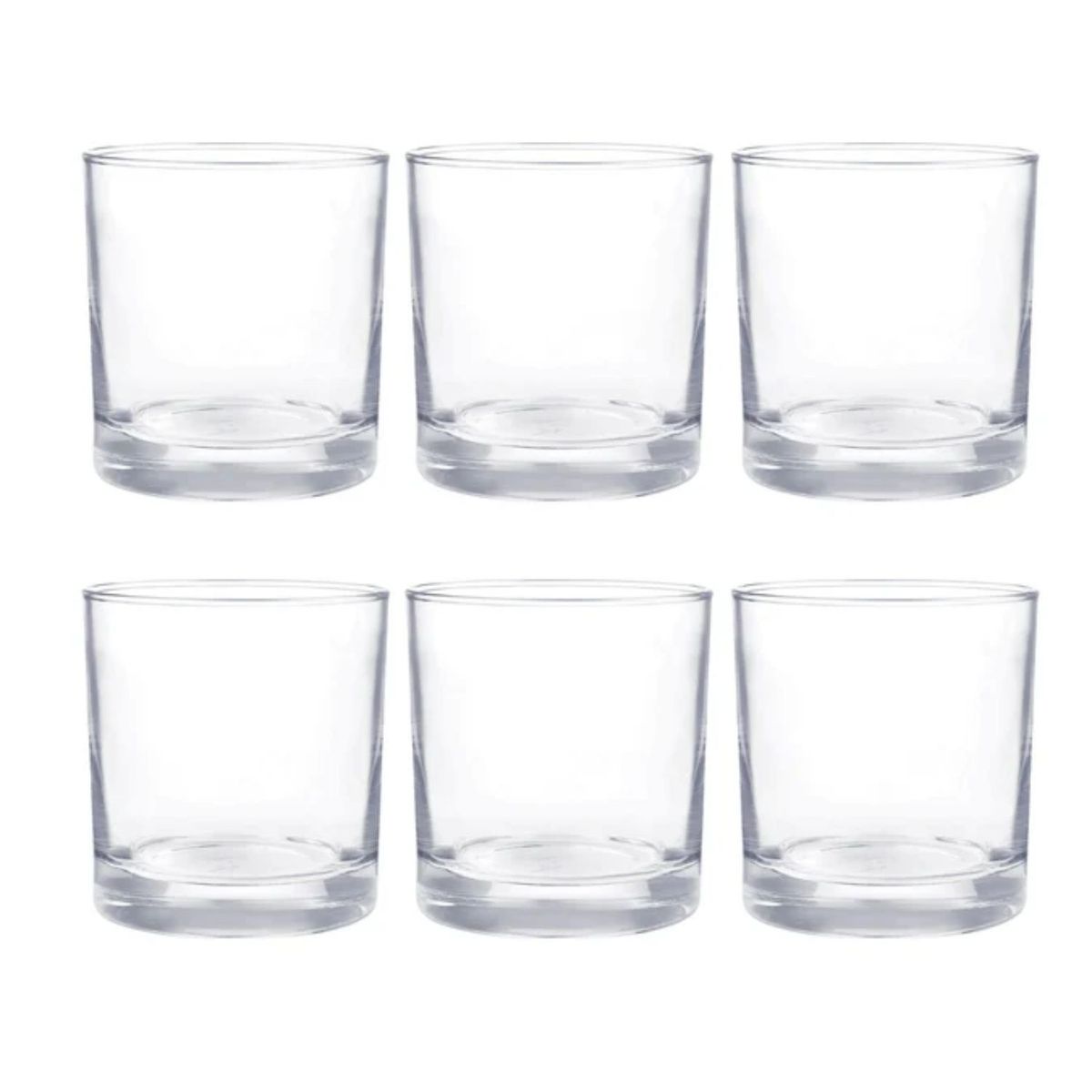 CRISTAR - Display 6 Vasos Bajos Modelo Lexington 311mL Whisky Pisco