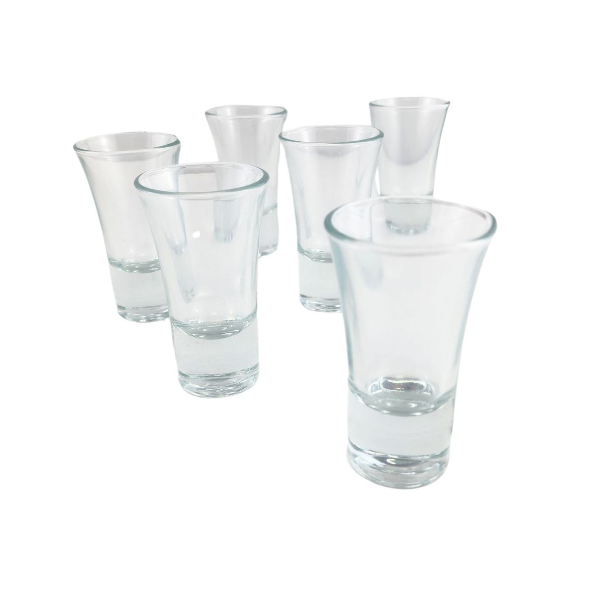 CRISTAR - Set 6 Vasos Licor Lord 54mL Trago Corto Tequila Destilados