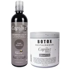 GENERICO - Pack Shampoo y Matizador Color Grafito Capiluz