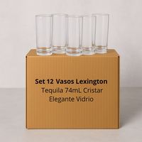 Set 12 Vasos Trago Corto Lexington de 74mL Tequila Tragos
