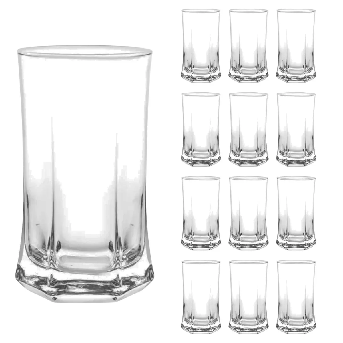 CRISTAR - Set 12 Vasos Vivaldi Tragos Altos Cristar 332 Ml