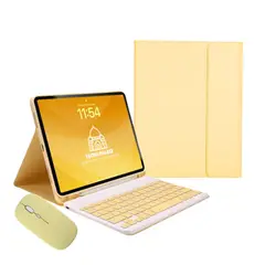 GENERICO - Fundas Con Teclado y Mouse Para iPad Mini 6-7 Incluye letra Ñ