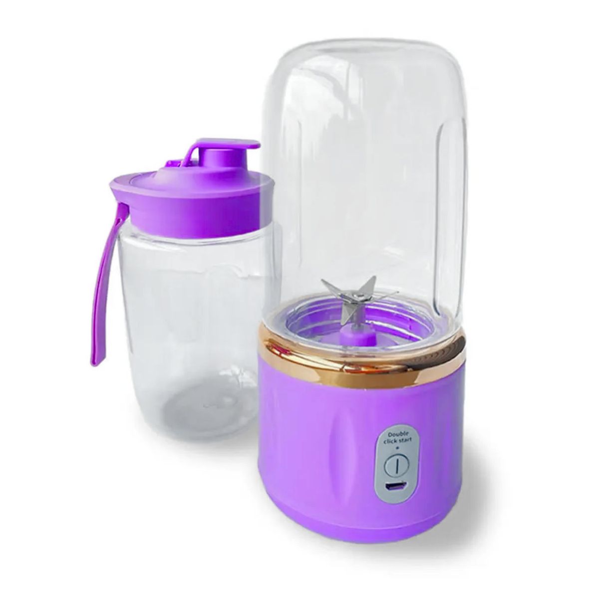 GENERICO - Licuadora Portatil 2 Piezas Botella Deportiva Cocina