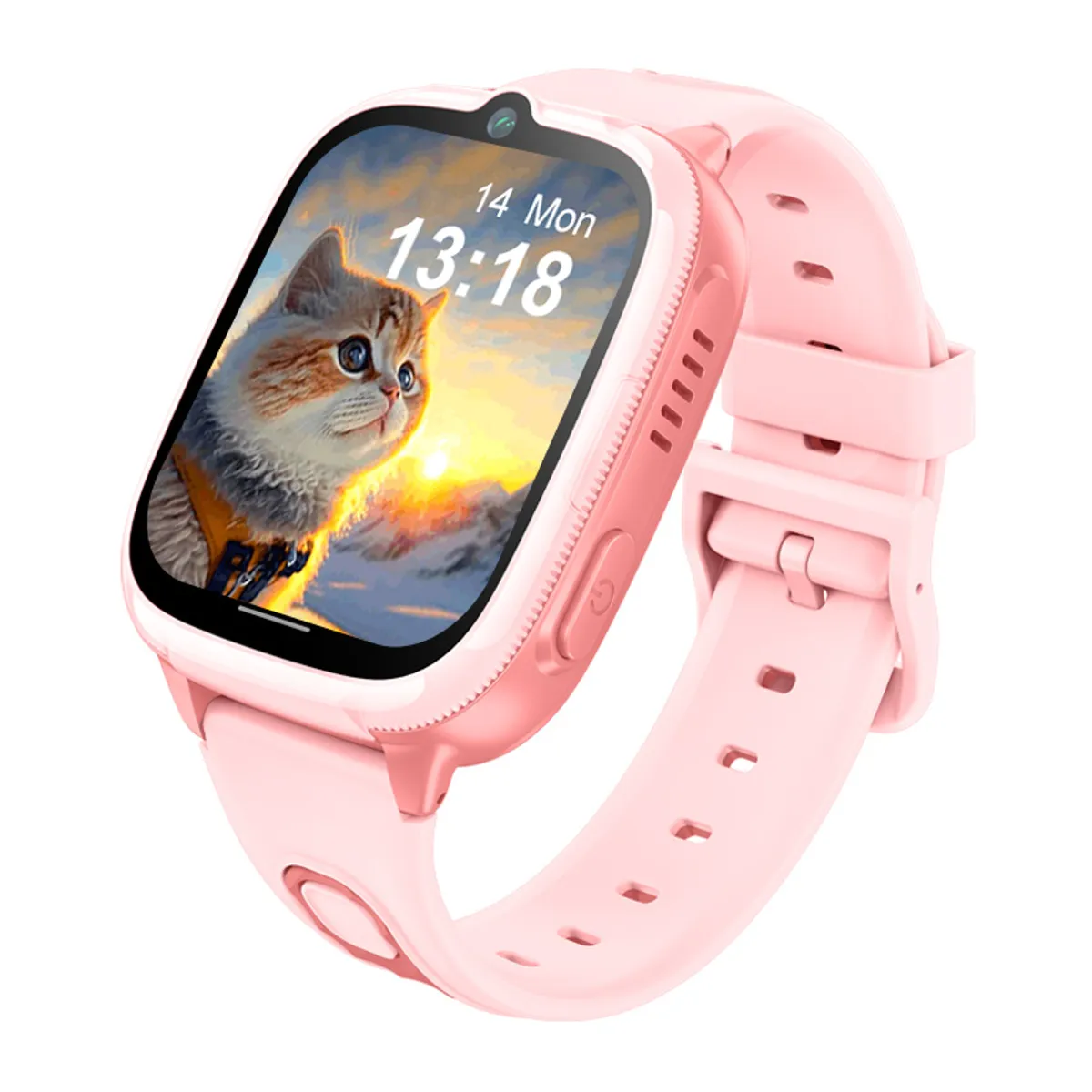SAITONG - Smartwatch Kids D53 Rosado 4G network