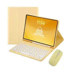 GENERICO - Fundas Con Teclado 2.0 y Mouse Para iPad 10,2 (7,8,9 GEN) - letra Ñ