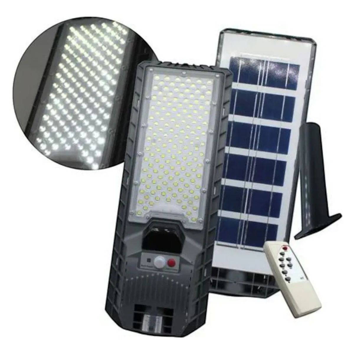 GENERICO - Foco Led Panel Solar Control Remoto 600w