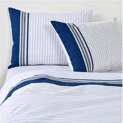 CANNON - Sabanas AF 1 Plaza 144 Hilos Marino Azul