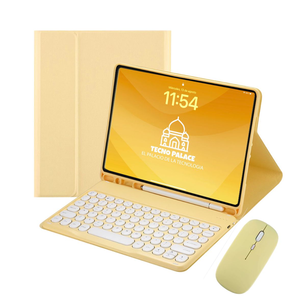 GENERICO - Funda Con Teclado 2.0 y Mouse iPad Pro 11 M4 / M5 - Letra Ñ
