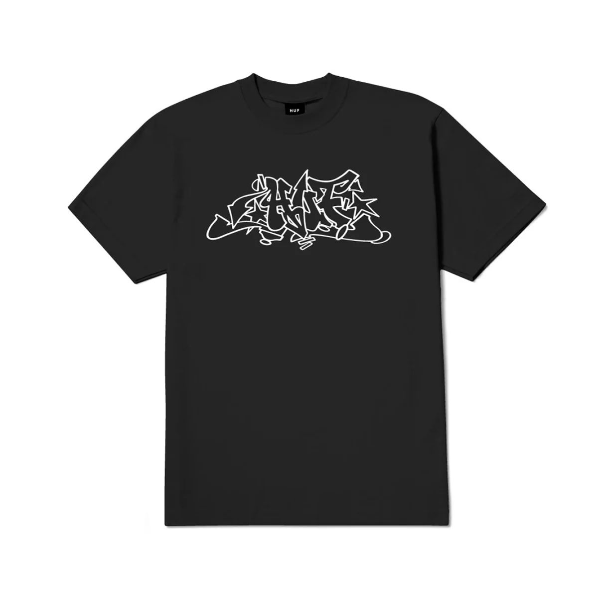 HUF - Polera negra Hombre OUTLINES HUF