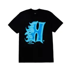 HUF - Polera Negra Hombre HEAT WAVE