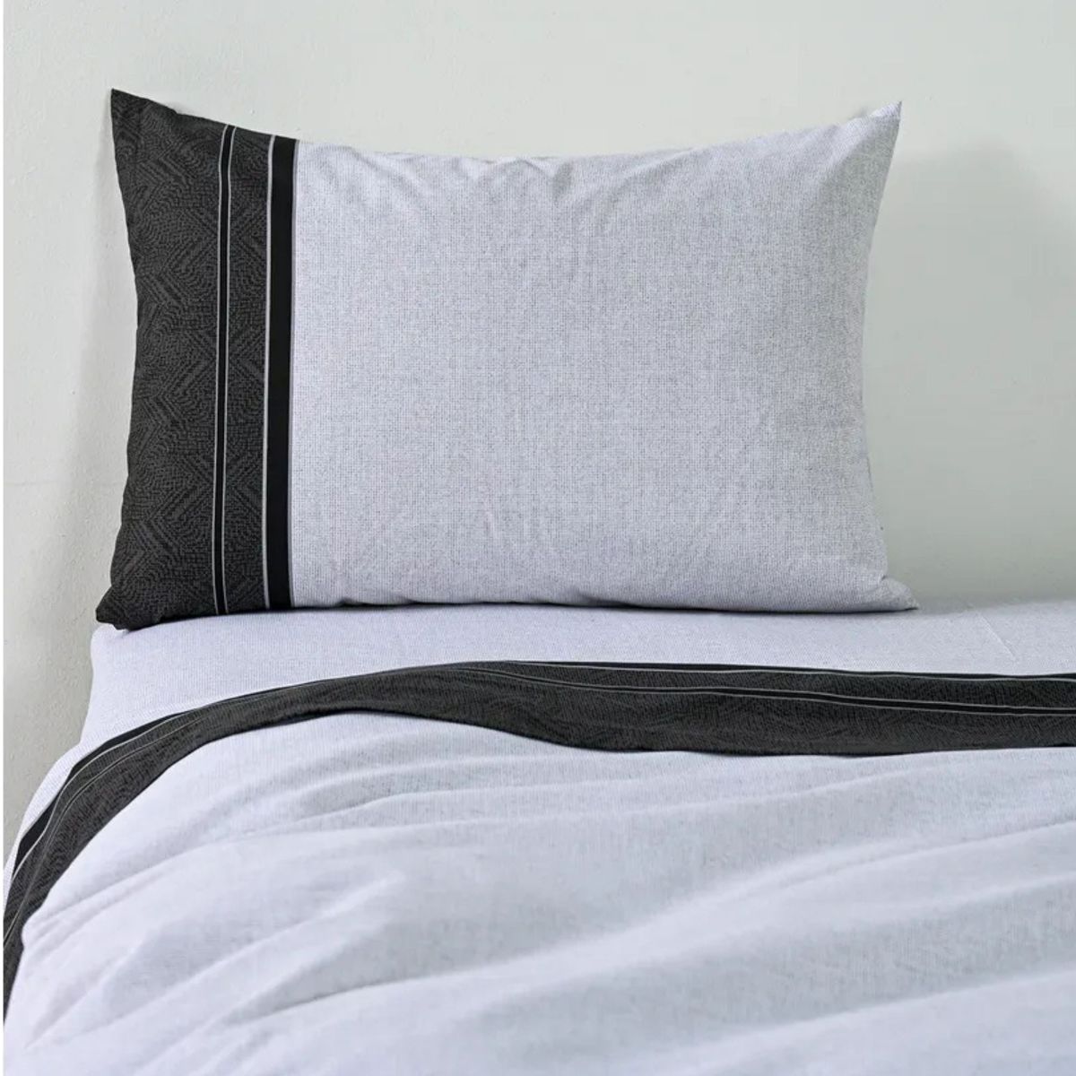 CANNON - Sabanas Cannon  AF 1 Plaza 144 Hilos Zircon Negro