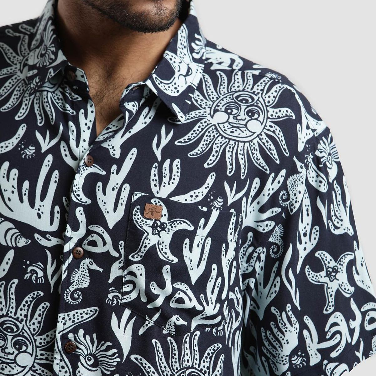 KAYA UNITE - Guayabera Hombre Ocean