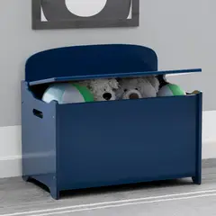 DELTA CHILDREN - Baúl infantil de juguetes liso Azul