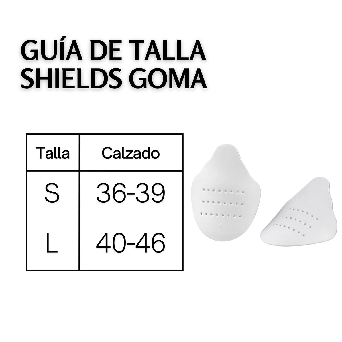 TECNOPALACE - 1 Par Sneaker Shield Protector Goma Anti-arruga