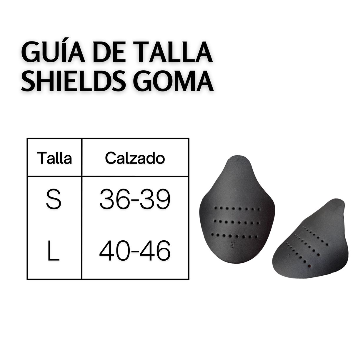 TECNOPALACE - 1 Par Sneaker Shield Protector Goma Anti-arruga