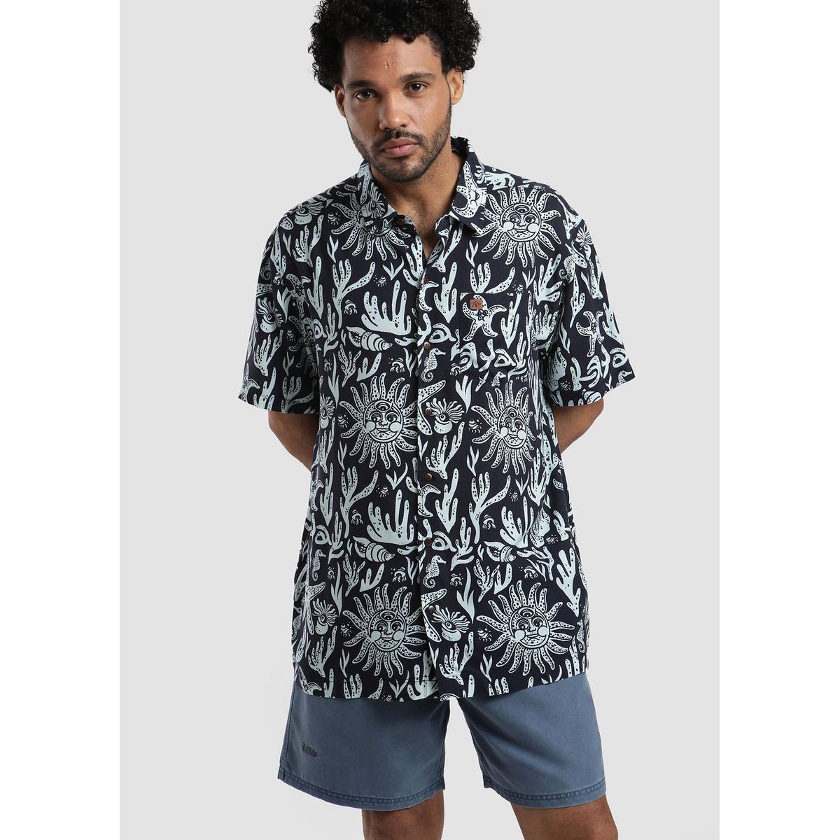 KAYA UNITE - Guayabera Hombre Ocean
