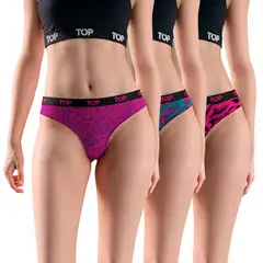 TOP - Colaless Algodón con Elástico Pack 3 Colección Skins C5