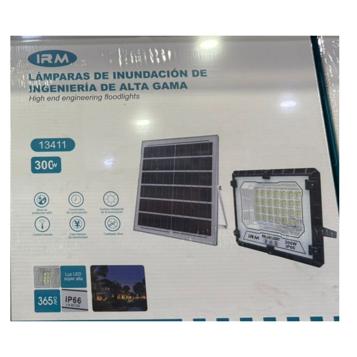GENERICO - Foco Solar Led De 300w Para Exterior Impermeable