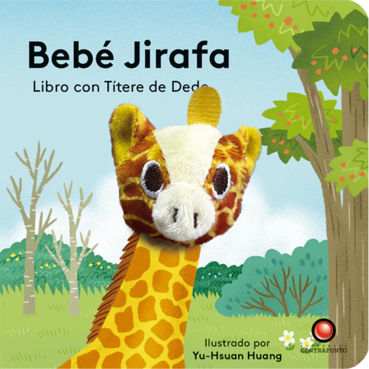 EDITORIAL CONTRAPUNTO - Bebé Jirafa. Libro con títere de dedo