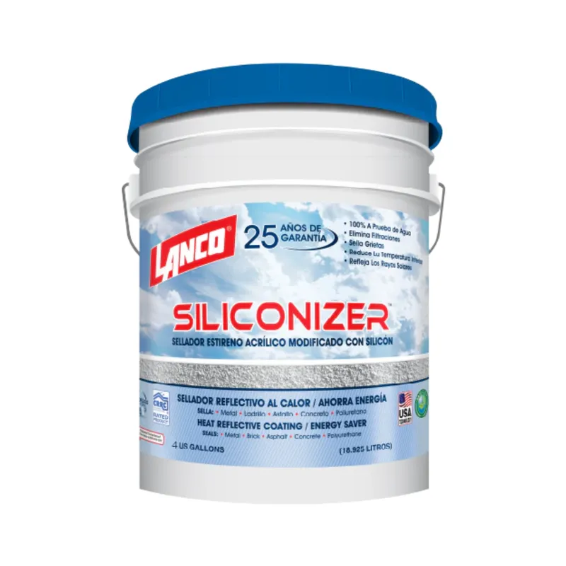 LANCO - Lanco Sellador De Techos Siliconizer Gris 4gl