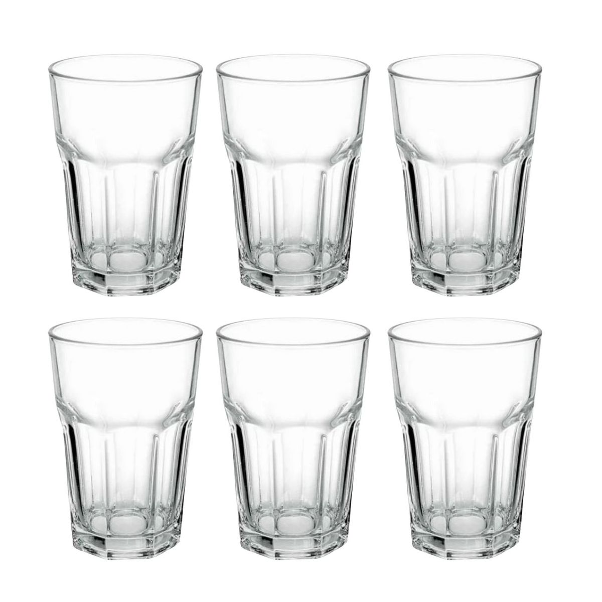 NADIR - Set 6 Vaso Vidrio Bristol 520mL Nadir Transparente