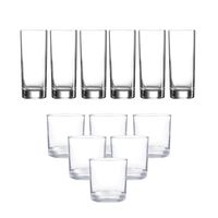 Set 12 Vasos Lexington Menaje Cocina Elegante Vidrio