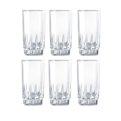Imagen 2 del producto Set 12 Vasos Altos Whisky Prisma Rocks 335mL