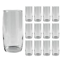 Set 12 Vasos Monterrey Transparente Largos 445 Ml