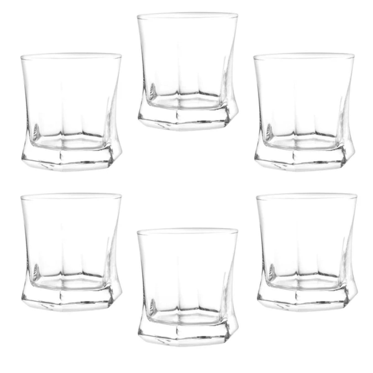 CRISTAR - Set 6 Vasos Vivaldi Tragos Cortos Cristar 247Ml
