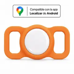 GENERICO - Funda para Collar con Localizador Compatible con Android - Naranja