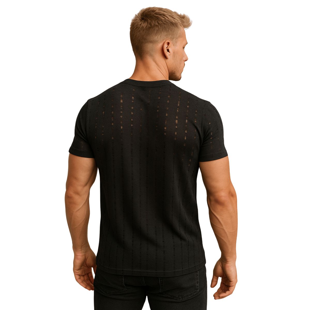 D'JOE - Polera Tejida Verano Hombre JC