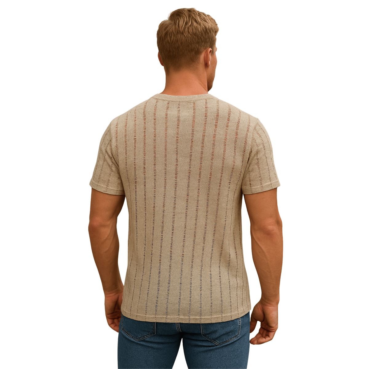 D'JOE - Polera Tejida Verano Hombre JC