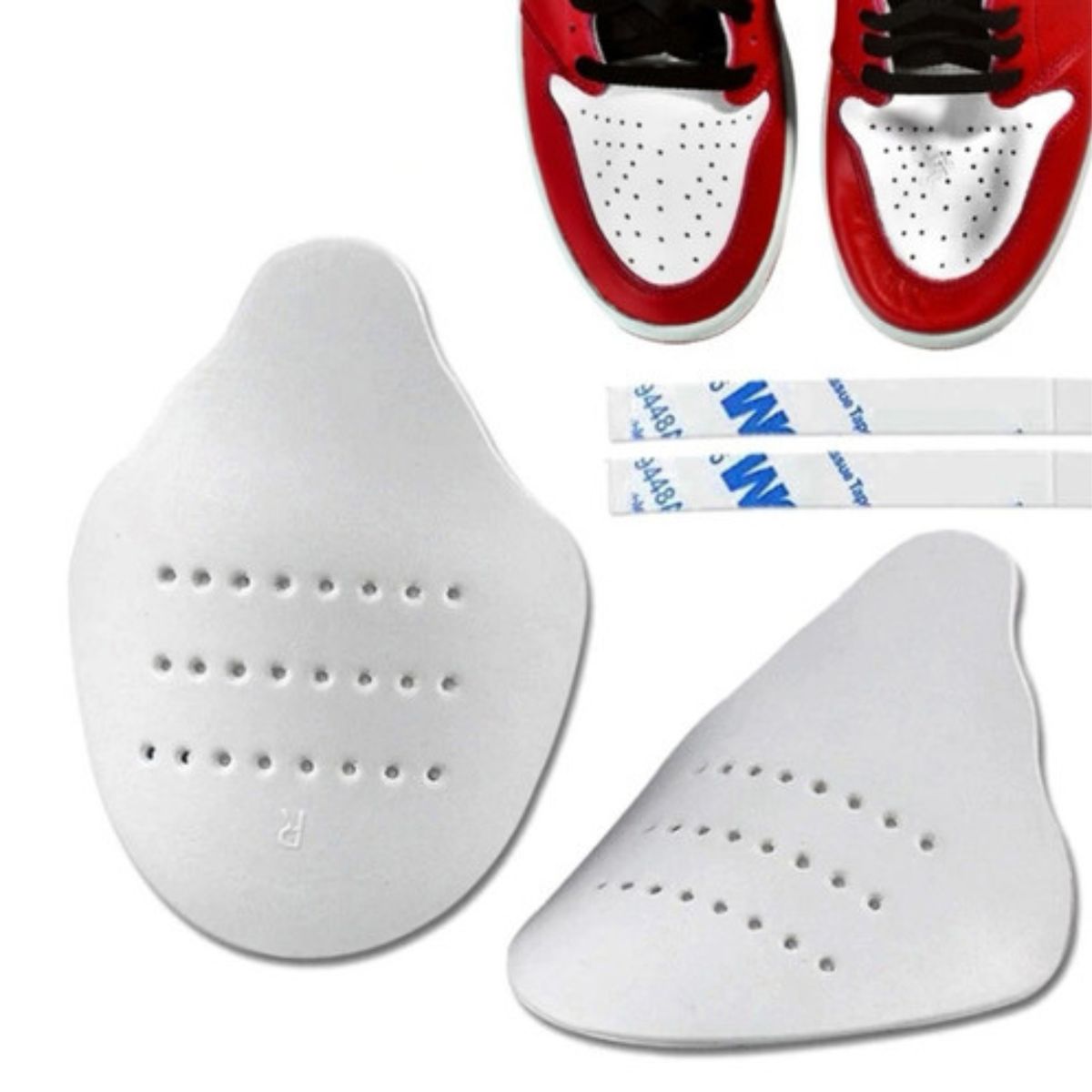 TECNOPALACE - 2 Par Sneaker Shield Protector Goma Anti-arruga