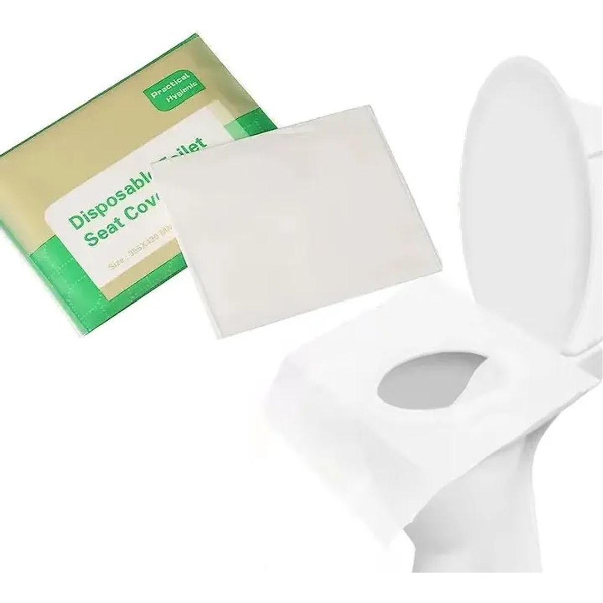 GENERICO - Cubre Asiento Baño Inodoro Wc Desechable 10 U