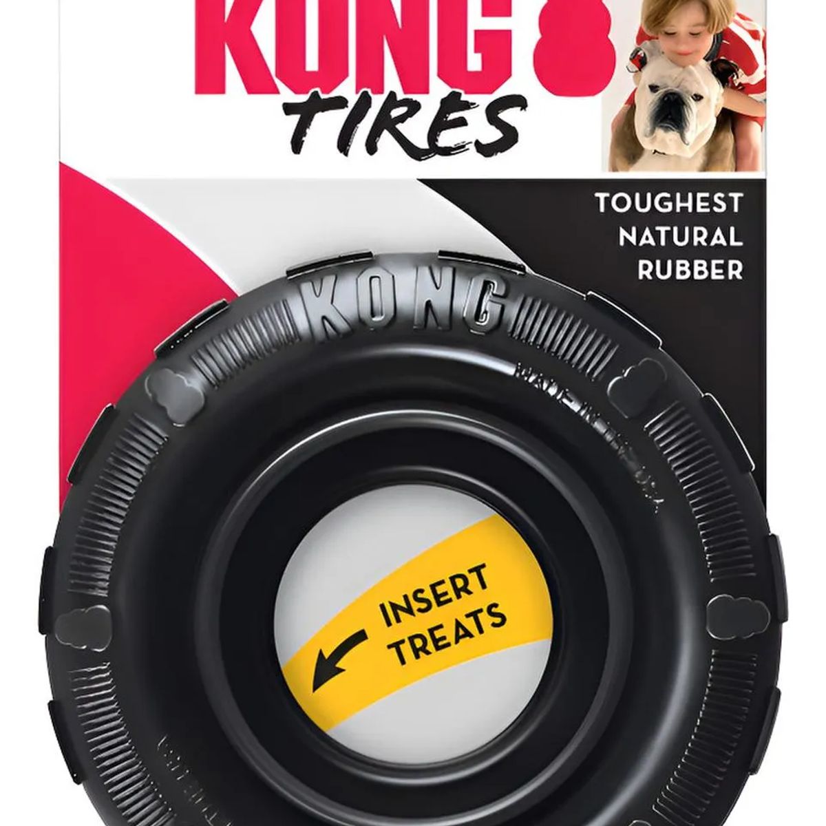 KONG - Kong Extreme Tires Juguete Caucho Para Perro Talla M / L