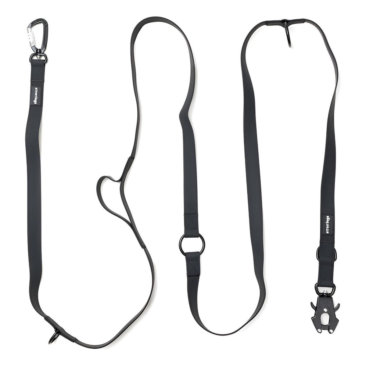 STREET DOGS - Street Dogs Correa Multienganche Para Perros 3m Pvc Negro
