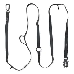 STREET DOGS - Correa Multienganche Para Perros 3m Pvc Negro