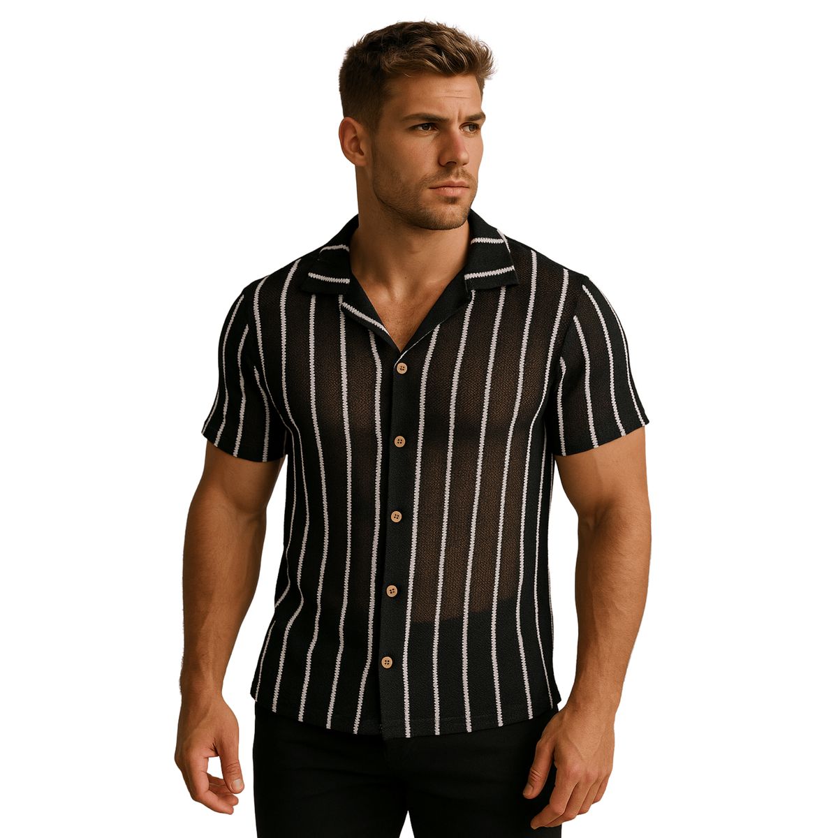 D'JOE - Camisa Tejida Malla Hombre Jordania