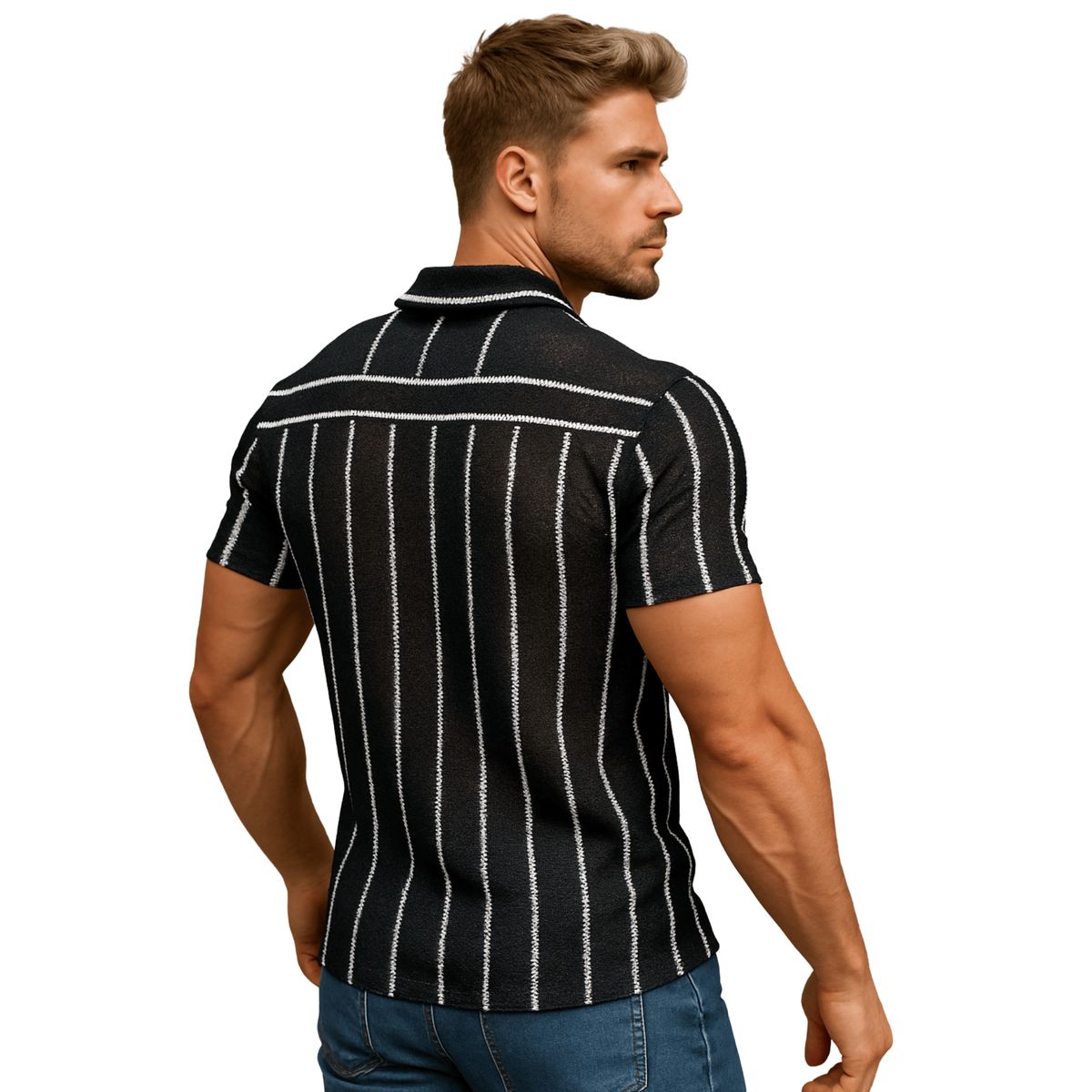 D'JOE - Camisa Tejida Malla Hombre Jordania