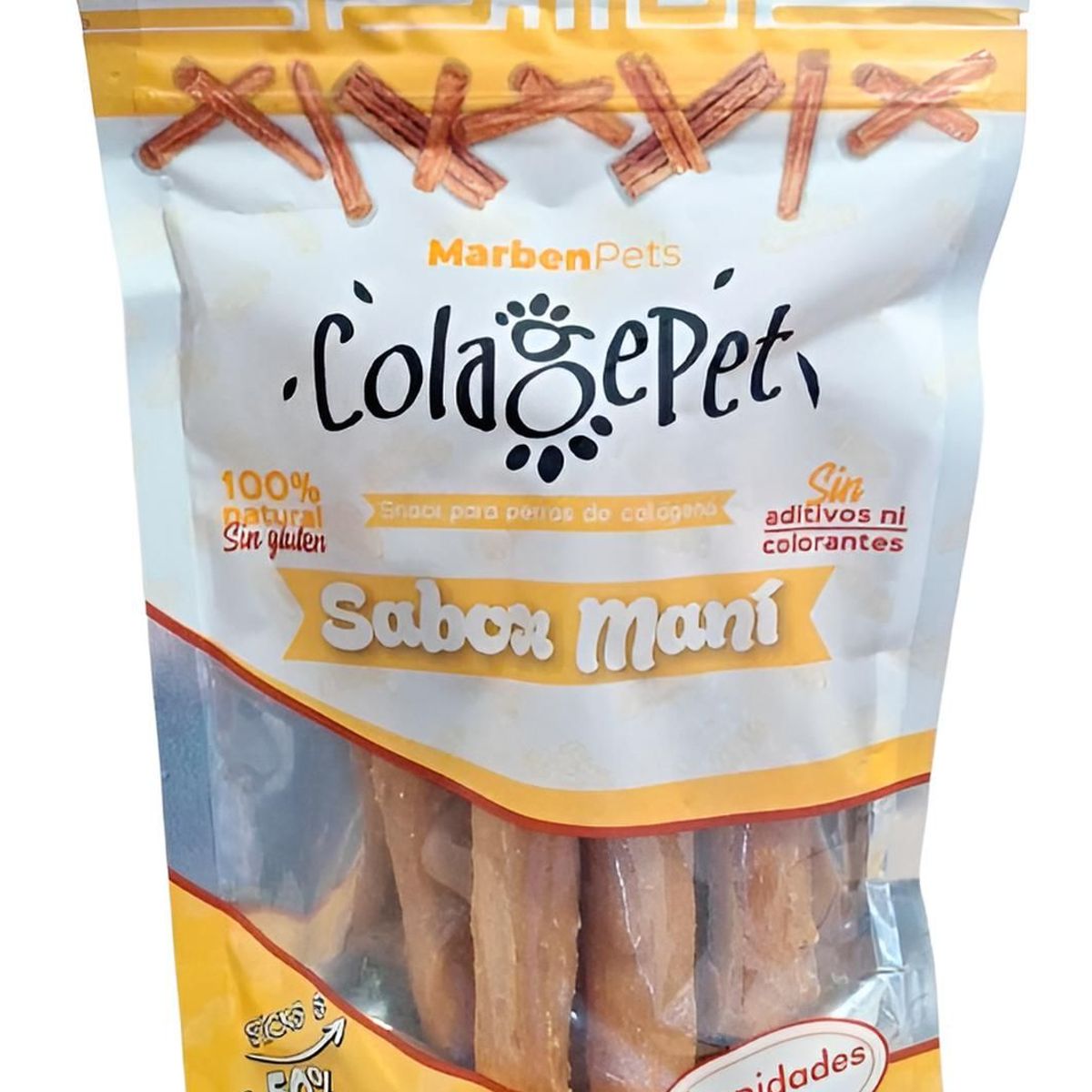 GENERICO - Colagepet Snack Para Perros 100% Natural Talla S Sabor Maní