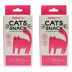MARBEN PETS - X2 Cats Snack Galletas Con Catnip Para Gatos