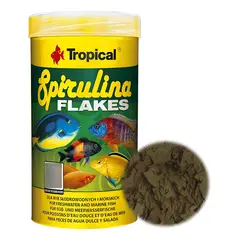 TROPICAL SHINE - Tropical Alimento Spirulina Flakes Para Peces Hojuelas 50g