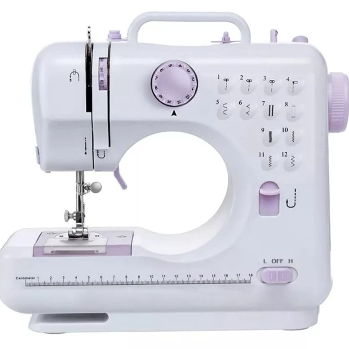 GENERICO - Mini máquina de coser portátil Genérica portable 12 Puntos