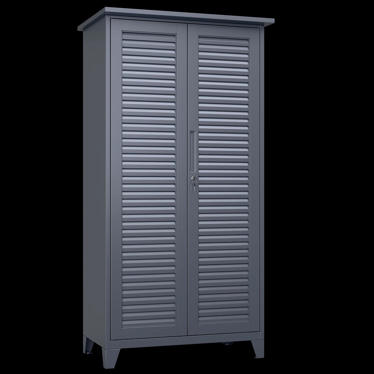 GENERICO - Gabinete exterior 3 separación, barra y tablero para colgar 185x90x50 cm - Mod OCC-3