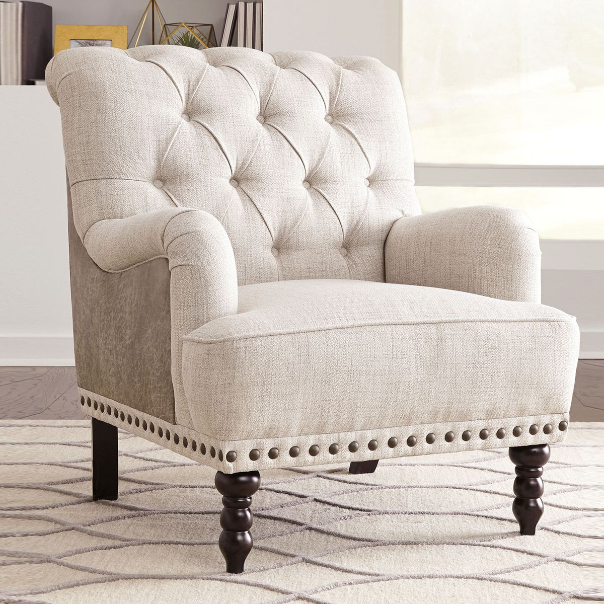 ASHLEY - PoltronaTartonelle  ivorytaupe