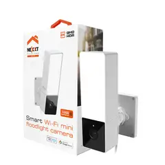 NEXXT SOLUTIONS - Nexxt NHC-F410 Cámara Inteligente Wi-Fi 2K con Proyector Visión Nocturna MicroSD